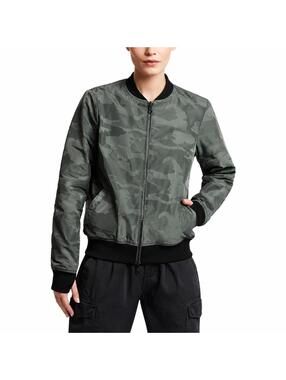 NWT Blanc Noir Reversible Camo Bomber Jacket Size Medium